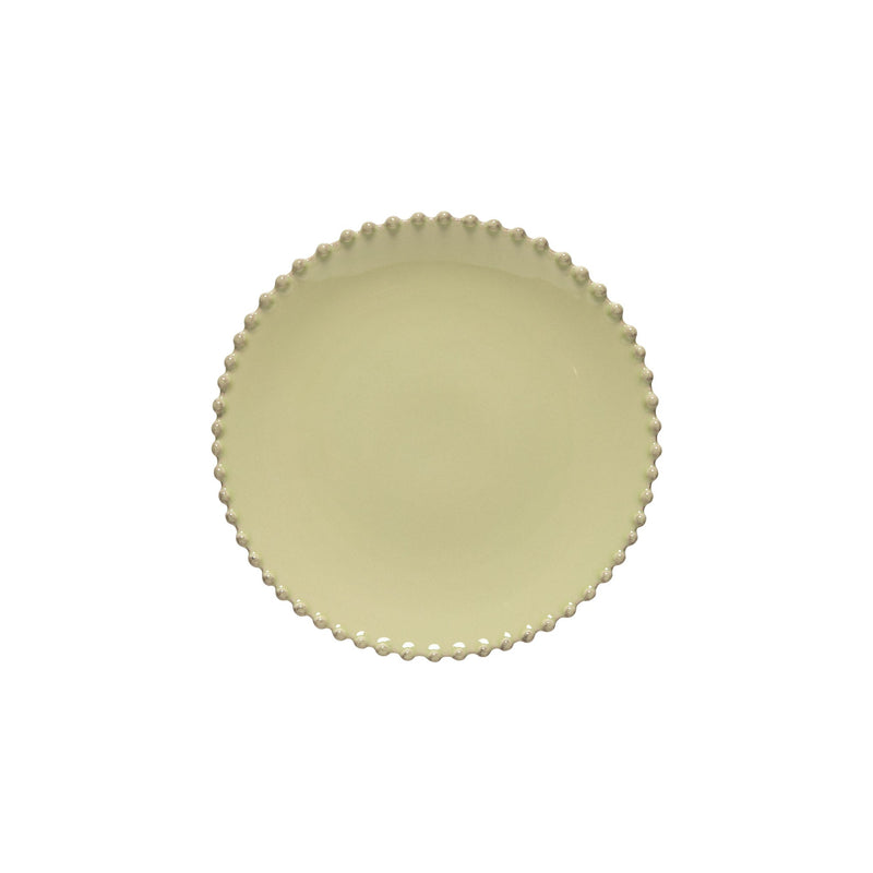 Pearl - Lily Green Salad/dessert Plate | 9" / 22 cm - Set of 6