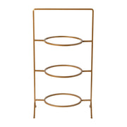 Boutique - Gold 3 Round Stage Metallic Holder