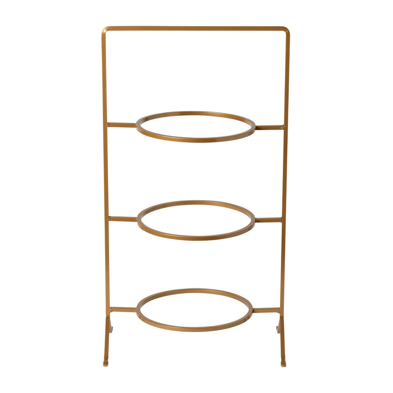 Boutique - Gold 3 Round Stage Metallic Holder