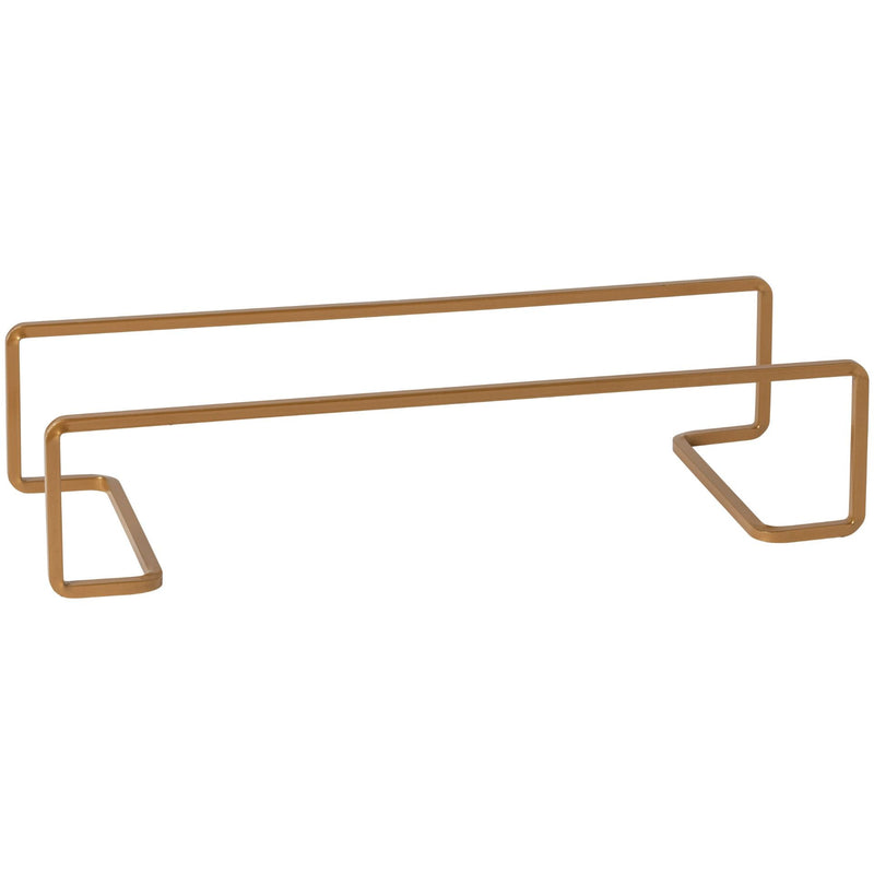 Boutique - Gold Large Low Metallic Riser