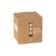 Latte Bowls - Soft Pink Set 4 Latte Bowls | 6" / 15 cm - Set of 4