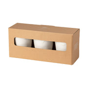 Grespresso - White Gift Box 3 Mocha Cups 38 Cl | 13 fl oz / 38 cl