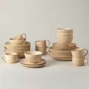 Livia - Champagne Yellow 30-piece Dinnerware Set with Mug