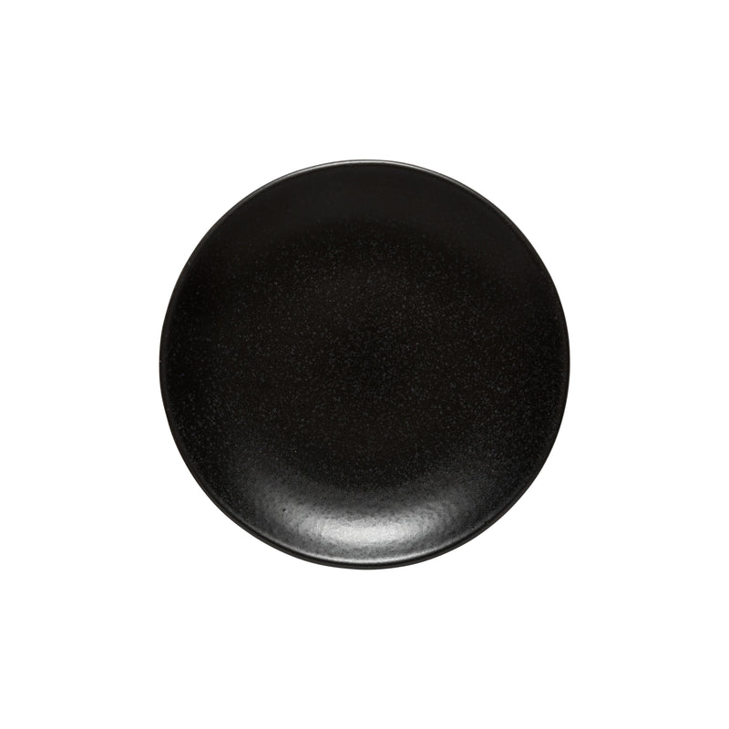 Roda - Black Round Coupe Plate - Set of 6