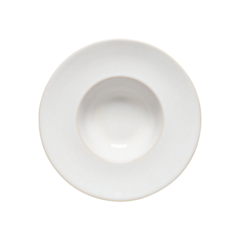 Roda - Branca White Soup/pasta Rim Plate - Set of 6