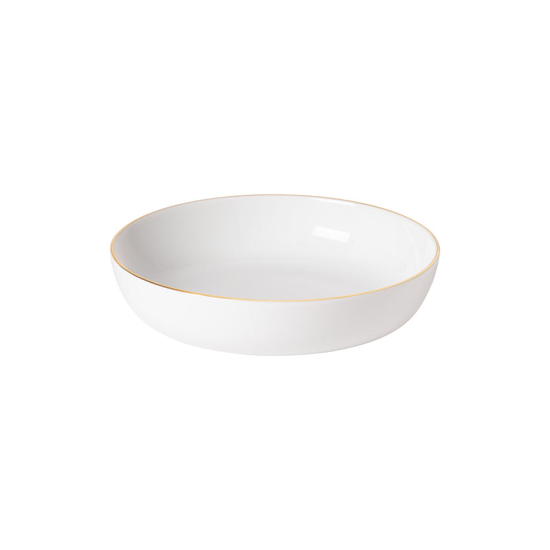 Resonance - White-gold Soup/pasta Bowl | 8" / 21 cm - Set of 6