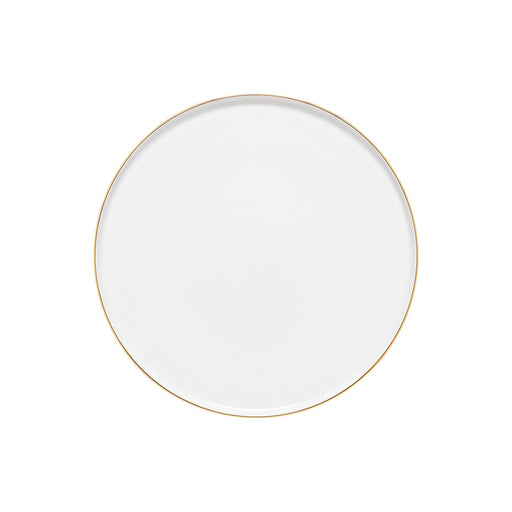Resonance - White-gold Dinner Plate | 11" / 27 cm - Set of 6