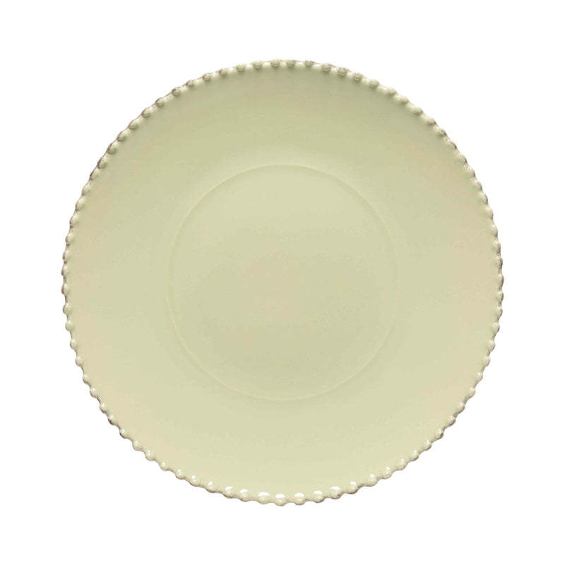Pearl - Lily Green Charger Plate/platter | 14" / 34 cm - Set of 6