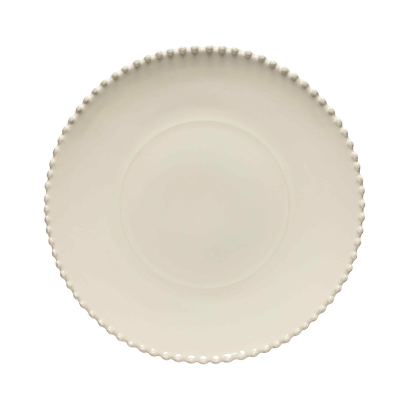Pearl - Cream Charger Plate/platter | 14" / 34 cm - Set of 6