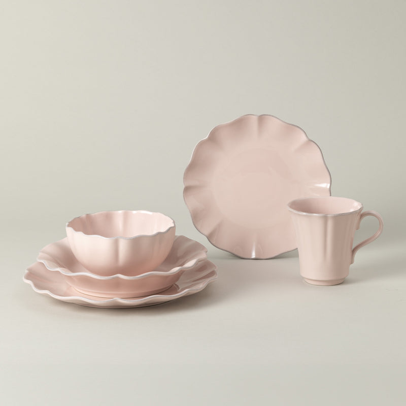 Rosa - Pink 5-piece Dinnerware Set