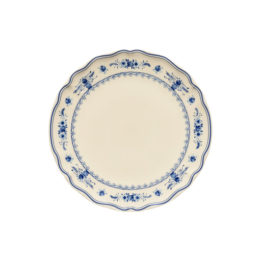 Vila - Beige-blue Dinner Plate | 11" / 27 cm
