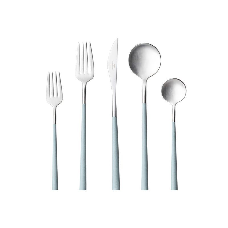 Mito - Brushed - Mint Flatware 5 Pieces