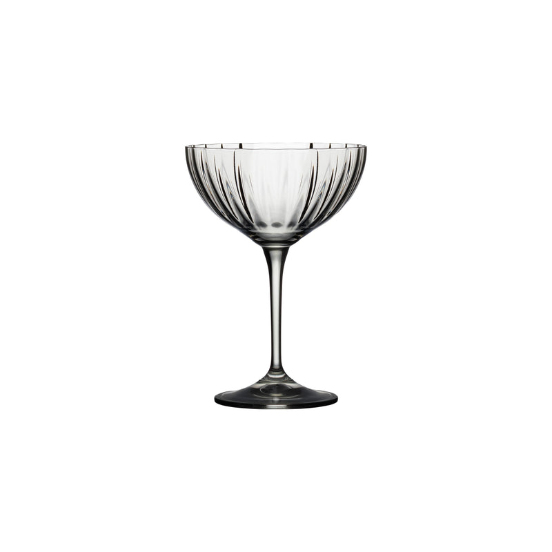 Sens - Smoked Grey Set 6 Coupe Glasses - Set of 6
