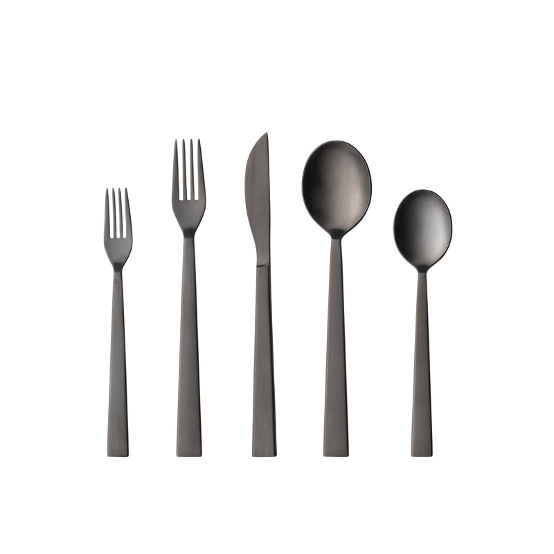 Sen - Black Flatware 5 Pieces