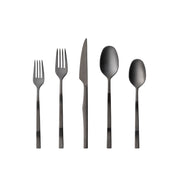 Ramo - Black Flatware 5 Pieces - Set of 12