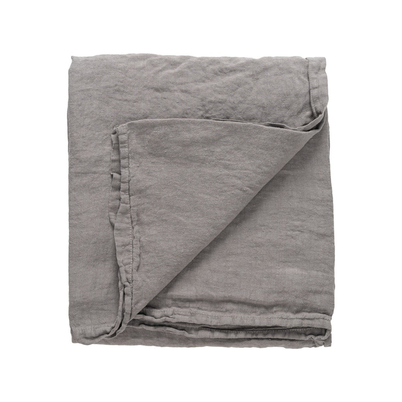 Maria - Dusk Grey Table Cloth | 100% LI
