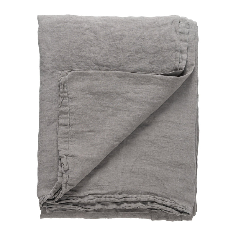 Maria - Dusk Grey Table Cloth | 100% LI