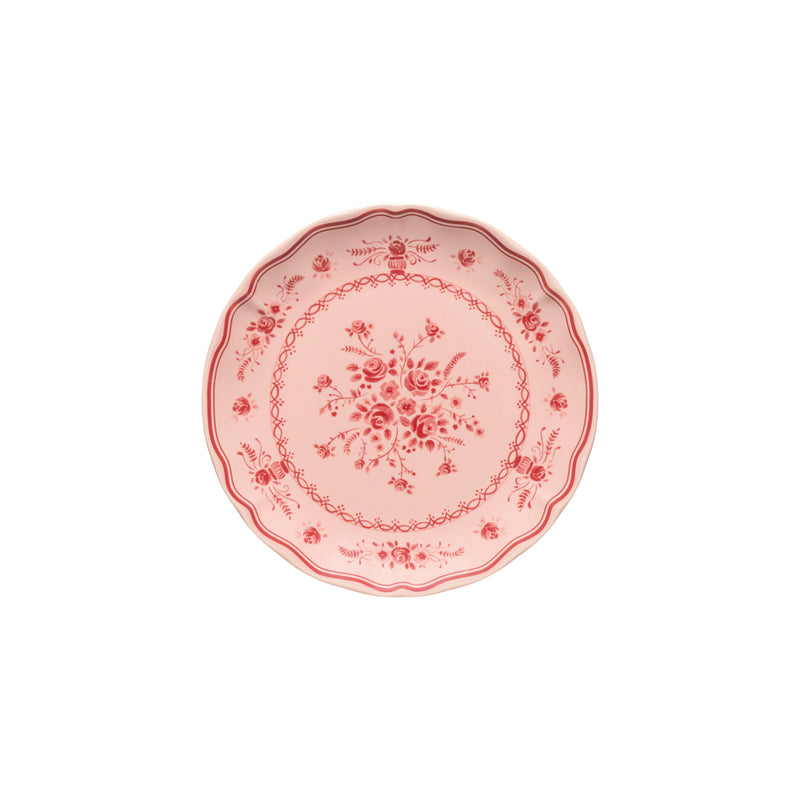Vila - Pink-red Salad/dessert Plate | 8" / 21 cm - Set of 6