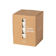 Latte Bowls - White Set 4 Latte Bowls | 6" / 15 cm - Set of 4