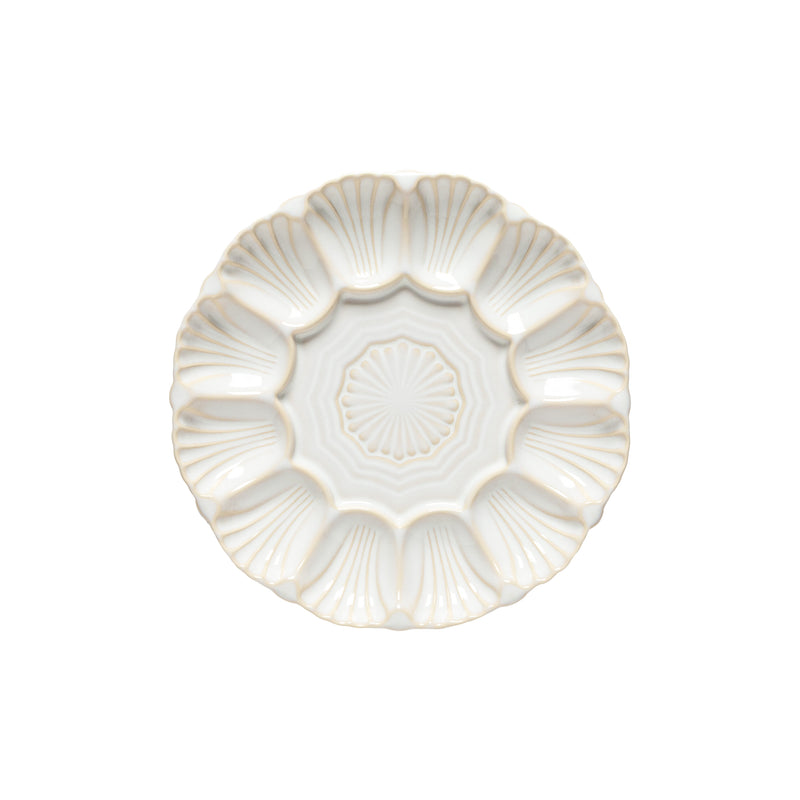 Cristal - White Aperitif Dish | 10" / 25 cm