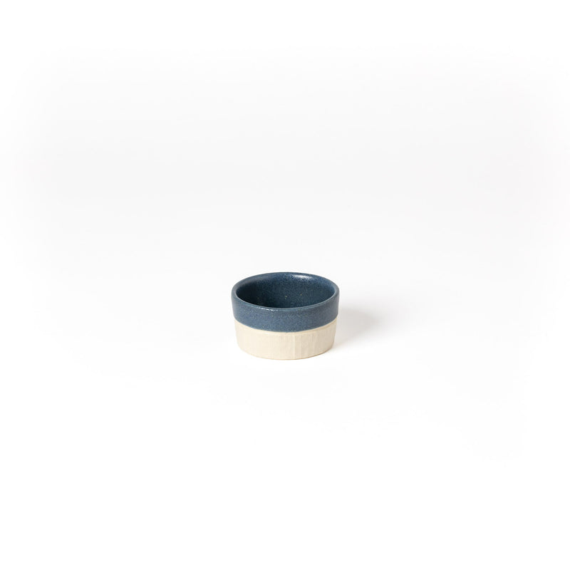 Nótos - Pitch Blue Low Dip Dish | 3" / 7 cm