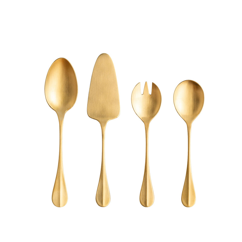 Nau - Gold Hostess Serving Set (4p.)