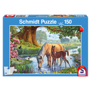 PZ150: HORSES BY THE STREAM