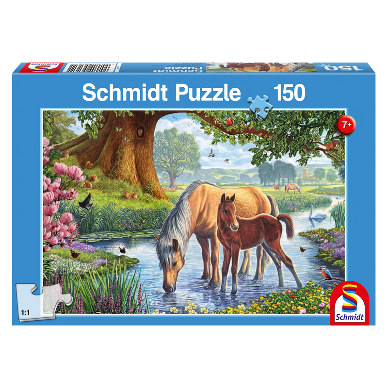 PZ150: HORSES BY THE STREAM