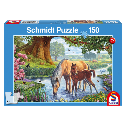 PZ150: HORSES BY THE STREAM
