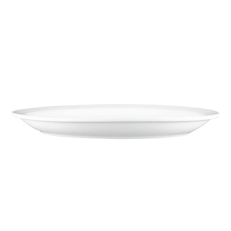 Browne - PALM Oval Platter, D - 9.75"/24.8cm, Porcelain, White