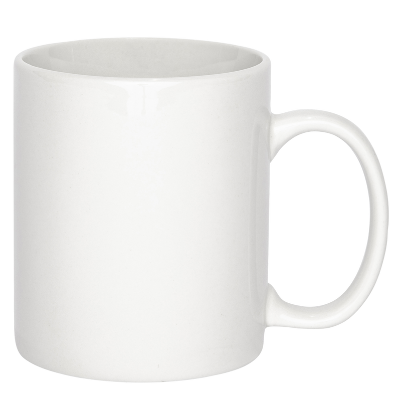 Browne - Palm Mug - White - Porcelain | 11 oz / 325 mL / 3.125 x 3.75 in / 7.9 x 9.5 cm - Default Title