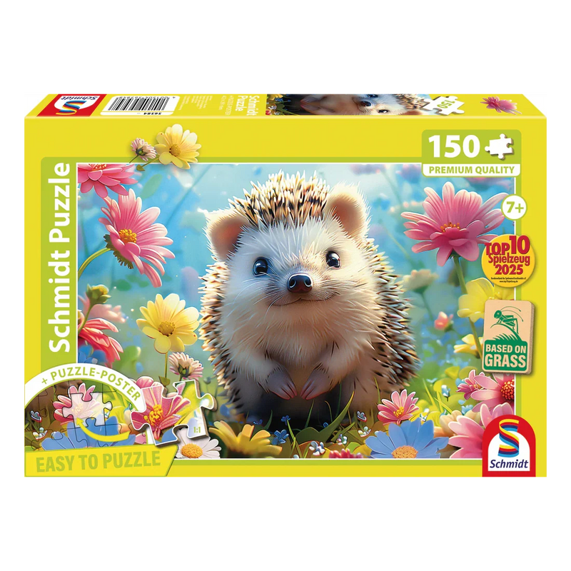 Schmidt Spiele - 150 Piece Puzzle - Little Hedgehog