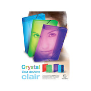 Crystal Elastic Folder Transparent (9.45x12.6in)