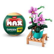 MAX BUILD Premium Garden Pot Plants Series 1 – Phalaenopsis example with capsule; one random set included