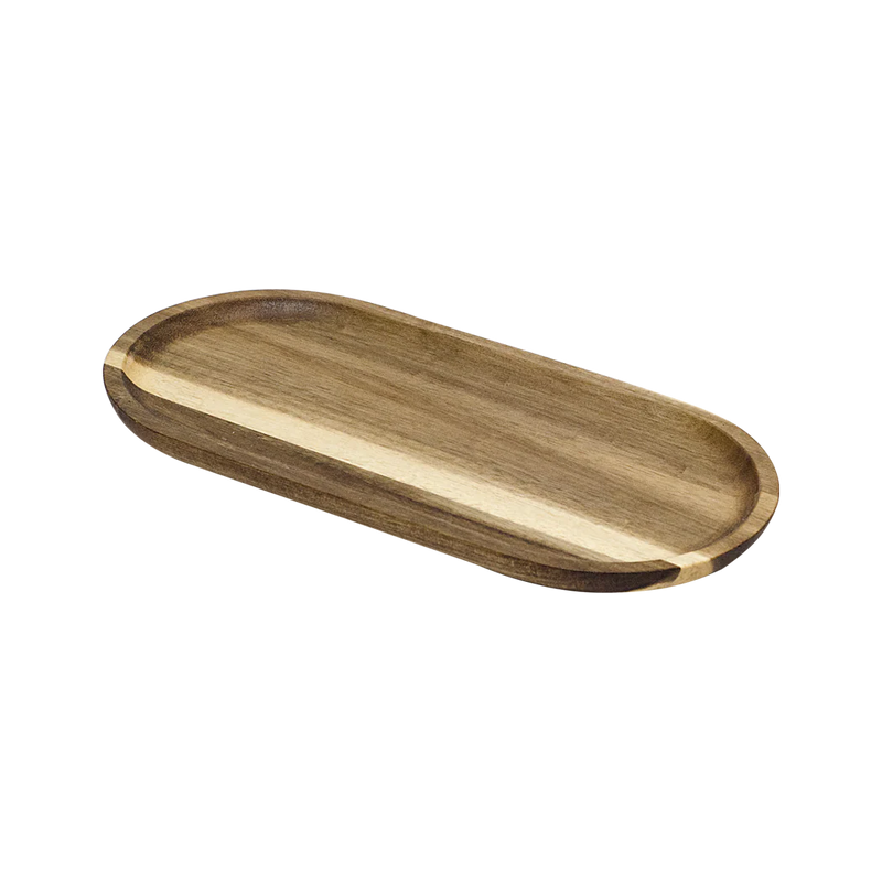 Browne - Serve Board, 12x6"/30.5x15.2cm, Oval, Acacia - Limolin 