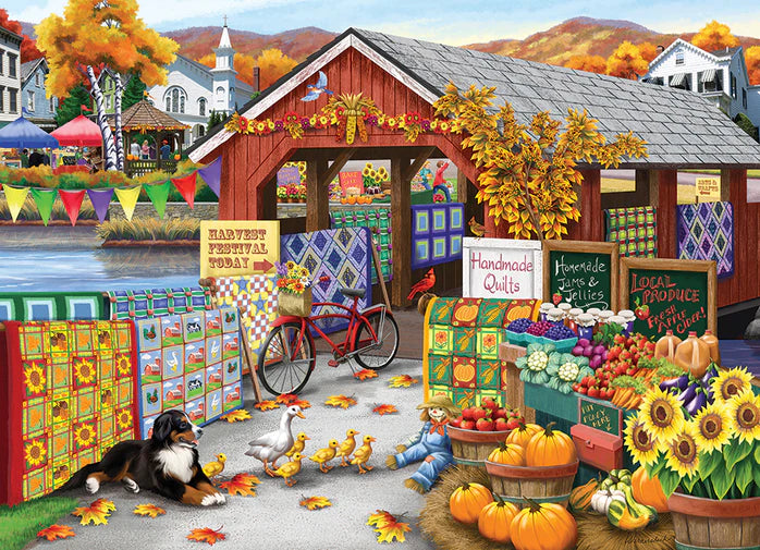 Cobble Hill - Harvest Festival (1000 Pc Puzzle) (Old Version)