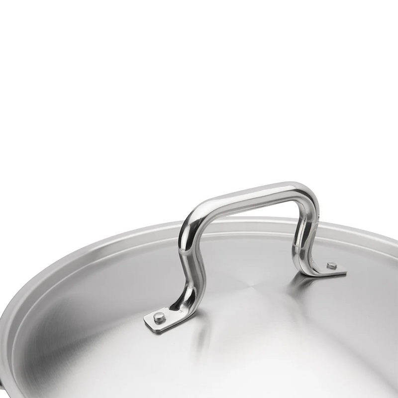 Browne - ELEMENTS Brazier w/Cover, 30qt/28.5L, 19.7x6.1"/50x15.5cm, SS, NSF