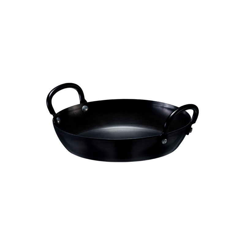 Thermalloy - Fry Pan - Two - Handle - Carbon Steel - 5.5 X 1.2 In / 14 X 3 Cm