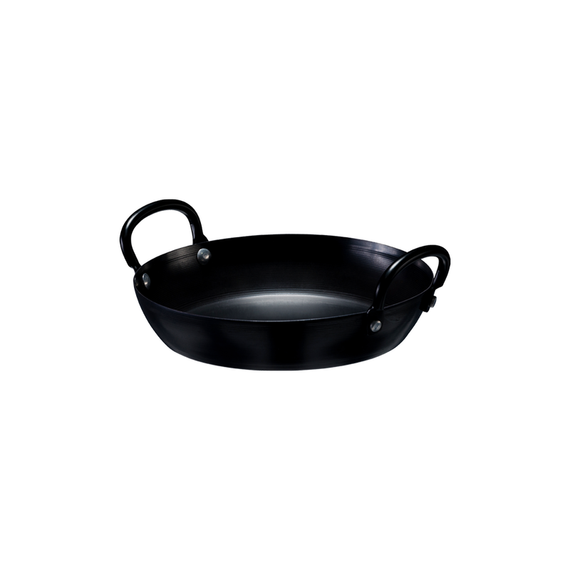Thermalloy - Fry Pan - Two - Handle - Carbon Steel - 6.3 X 1.3 In / 16 X 3.3 Cm