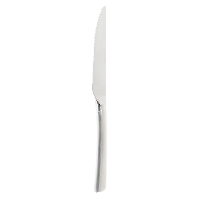 Browne - Steak Knife, Tournedo, Hollow Handle, Serrated, Pointed Blade, 9.5"/24.1cm, SS - Limolin 