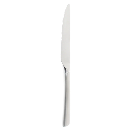 Browne - Steak Knife, Tournedo, Hollow Handle, Serrated, Pointed Blade, 9.5"/24.1cm, SS - Limolin 