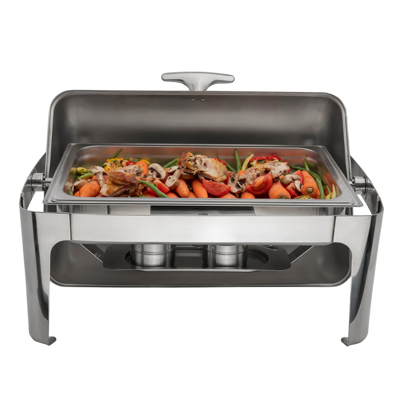 Browne - Chafer - Cadence - Rectangular - Full Size - with Roll Top Cover - 9QT / 8.5 L - 26.5x21.5x17.5"
