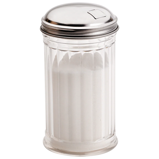 Browne - Sugar Pourer, Plastic, 12oz/355ml, 5.6"/14.2cm, SS Top, Self-Closing Side Spout - Limolin 