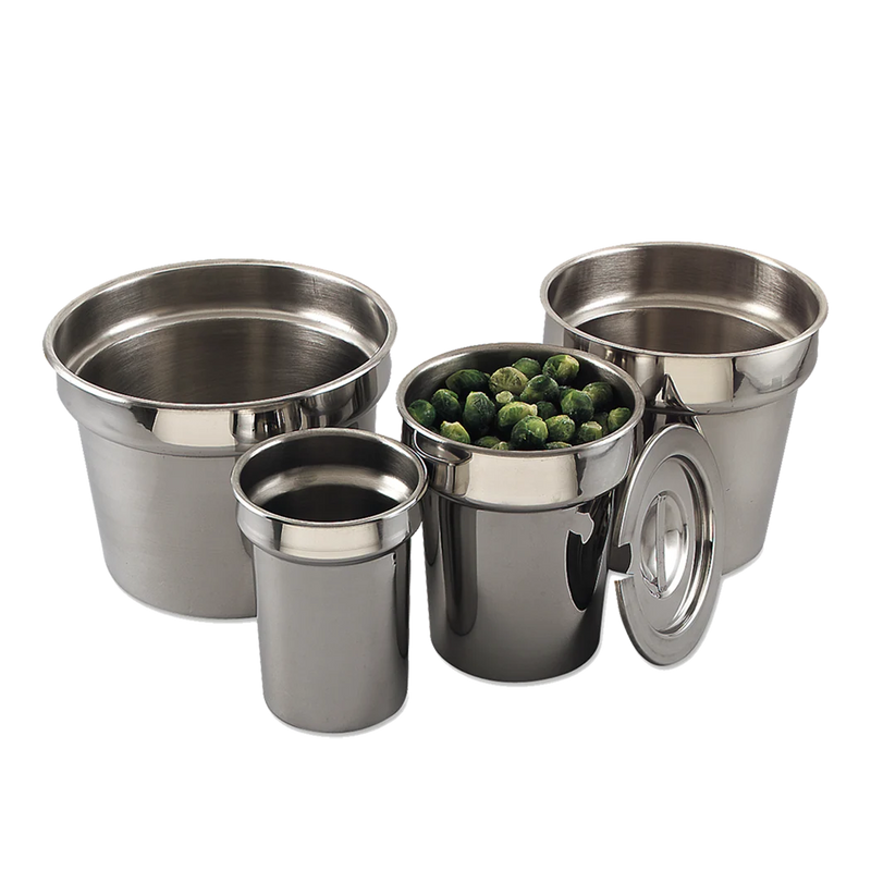 Browne - Vegetable Inset Cover For 575587 - Notched - Stainless Steel
