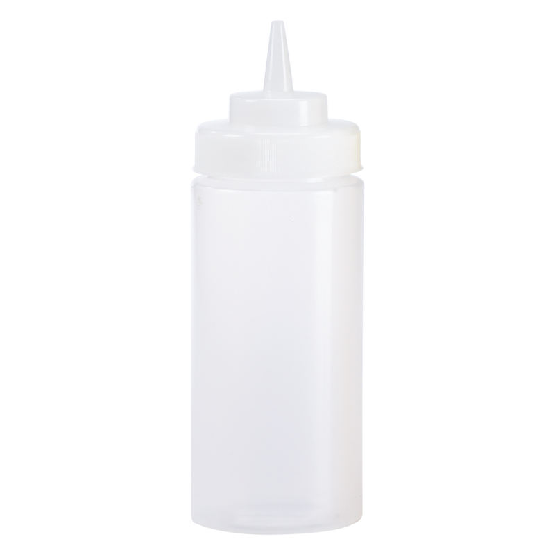 Browne - Wide Mouth Squeeze Dispenser - Clear | 32 oz / 946 mL