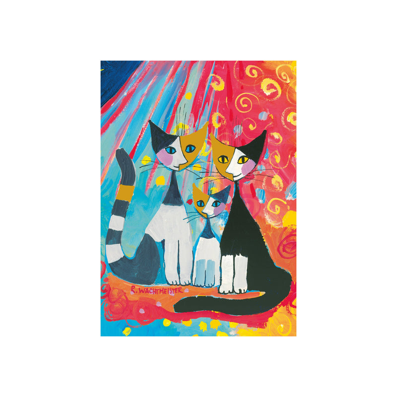 PZ1000: ROSINA WACHTMEISTER, HAPPY CAT FAMILY
