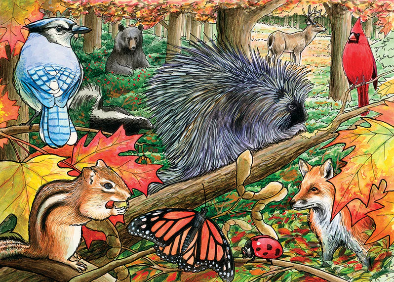 Cobble Hill - 35 Piece Tray Puzzle - Eastern Woodlands
