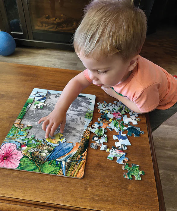 Cobble Hill - 35 Piece Tray Puzzle - North American Birds