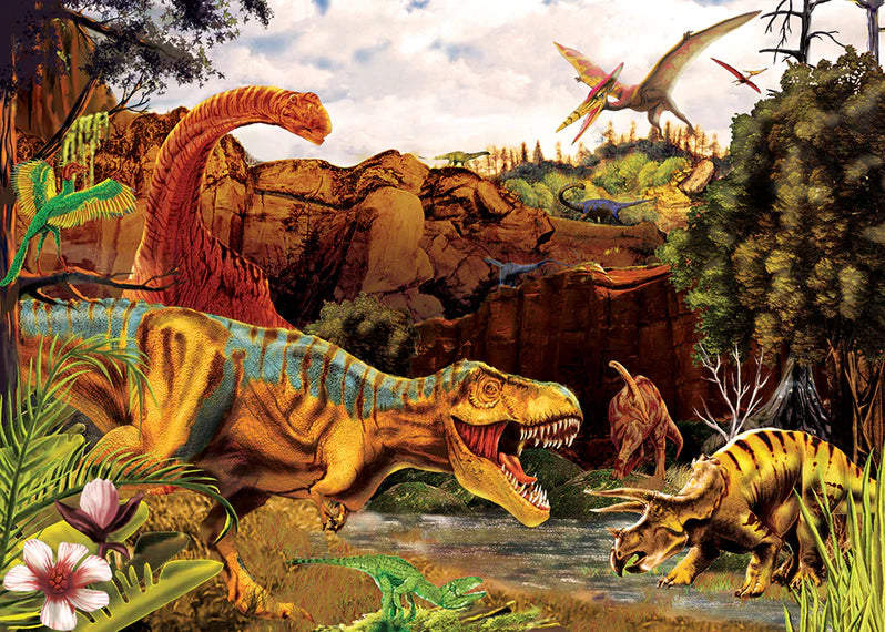 Cobble Hill - 35 Piece Tray Puzzle - Dino Story
