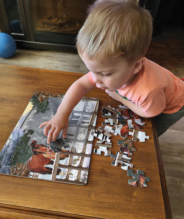 Cobble Hill - 35 Piece Tray Puzzle - Snowy Pasture